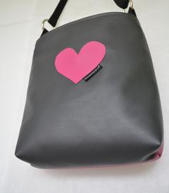 Softie S pink grau / Heart