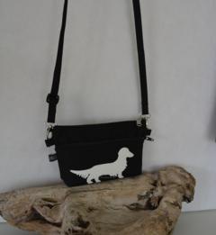 Leichte SpazierTasche, schwarz